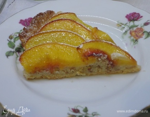 Вкуснейший пирог с персиками и грушей от Юлии Высоцкой