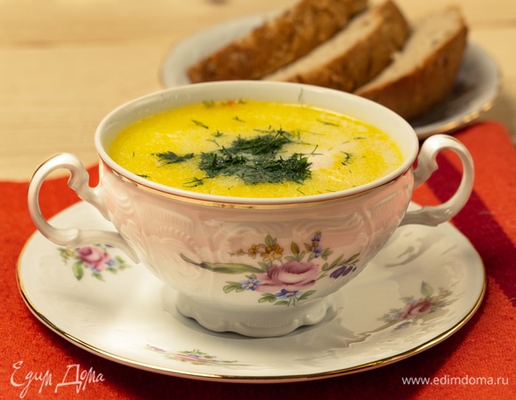 Сырный суп с шампиньонами, пошаговый рецепт на ккал, фото, ингредиенты - Грибная радуга