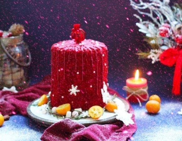 Торт «Рождественская свеча»