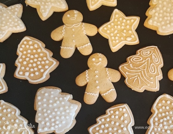 Новогоднее имбирное печенье — пошаговый рецепт | zelgrumer.ru