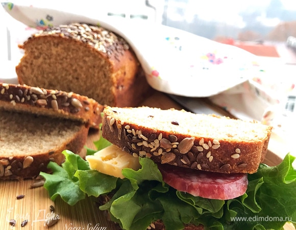 Новогодний хлеб из цельнозерновой муки со злаками — пошаговый рецепт | витамин-п-байкальский.рф