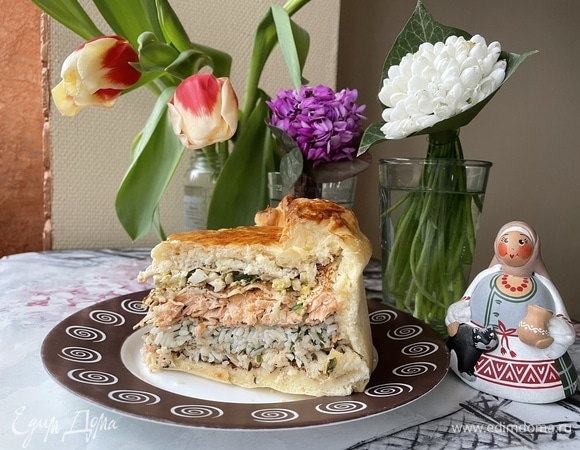 Кулебяка с рыбой рецепт с фото пошагово - prachka-mira.ru