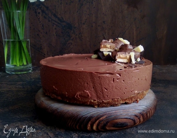 Очень шоколадный чизкейк без выпечки – пошаговый рецепт приготовления с фото