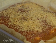 Пирог с кукурузой, сыром и сладким перцем