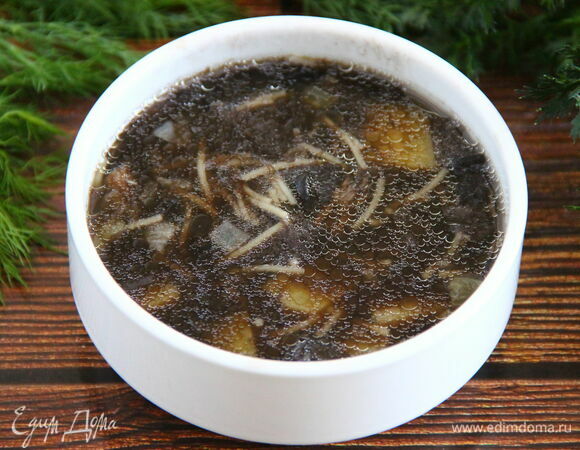 Суп из сушеных грибов, пошаговый рецепт на ккал, фото, ингредиенты - Елена Ковач (kovachev)
