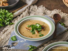 Крем-суп из вешенок со сливками