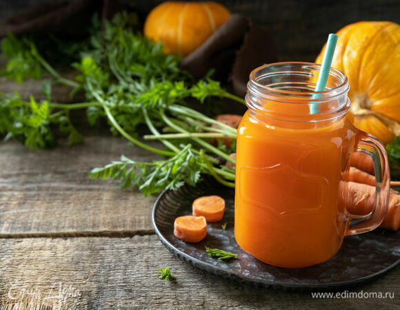 Сок из тыквы с морковью