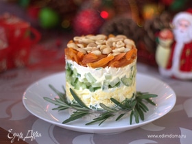 Слоеные салаты - вкусных и простых рецептов с фото пошагово