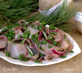 Пряная сельдь с коньяком