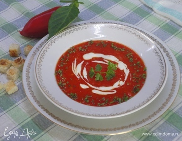 Суп-пюре из болгарского перца