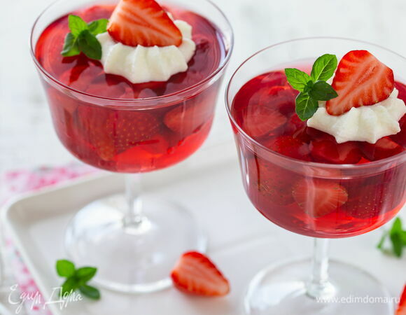 Желе из замороженных ягод, рецепт с фото