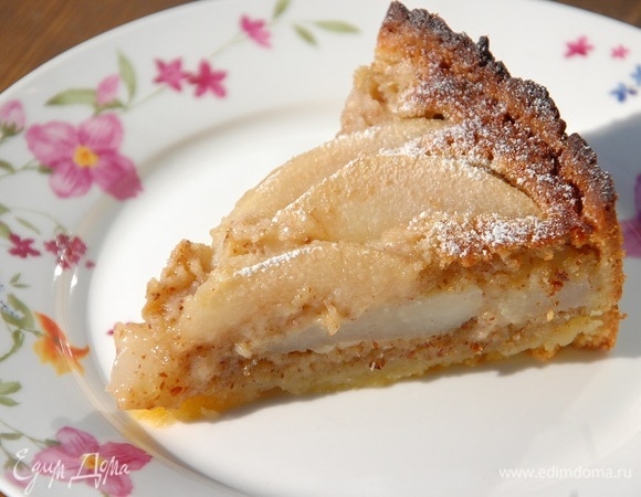 Вкусный пирог с грушами — пошаговый рецепт с фото