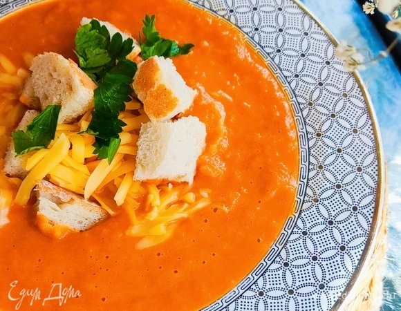 Вкусный овощной суп-пюре со сливками — Кулинарные рецепты любящей жены