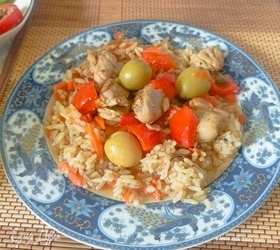 Курица с паприкой
