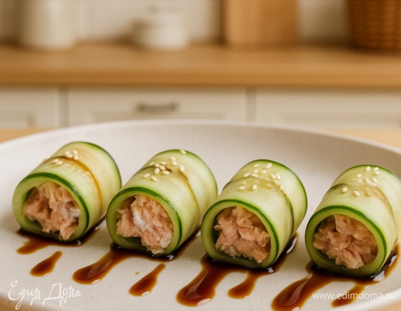Пп-роллы с консервированным тунцом