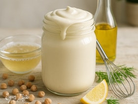Постный майонез без яиц и молока