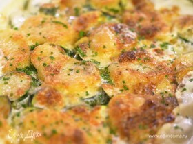 Картофельная запеканка с цукини и анчоусами Картофельная запеканка с цукини и анчоусами