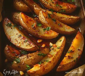 Картошка по деревенски в духовке