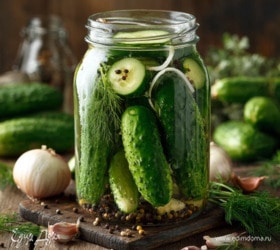 Огурцы по фински в банках