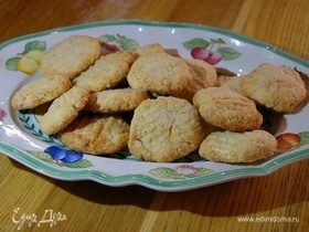 Домашнее песочное печенье на миндале