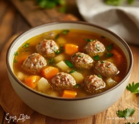 Суп из фарша с рисом