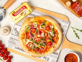 Пицца на толстом тесте