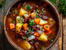 Суп из красной фасоли Суп из красной фасоли