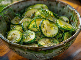 Маринованные кабачки быстрого приготовления