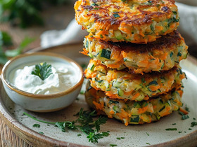 Овощные котлеты с морковью и цукини