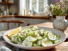 Венгерский салат из огурцов