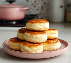 Пышные сырники из творога на сковороде