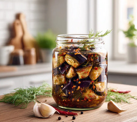 Баклажаны с чесноком