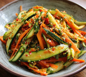 Кабачки с морковью по-корейски