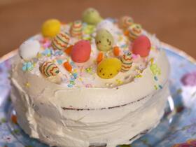 Морковный кекс со сливочным кремом