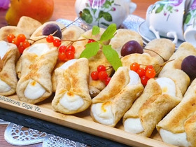 Печенье с творожным кремом