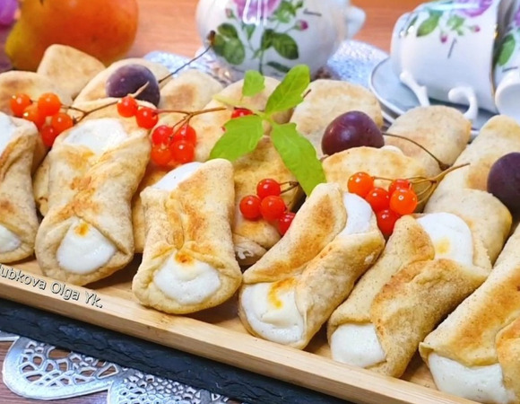 Печенье с творожным кремом