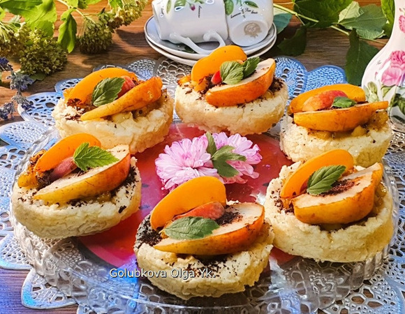 Запечённая пшённая каша с фруктами Запечённая пшённая каша с фруктами