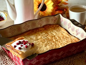 Лапшевник с творогом